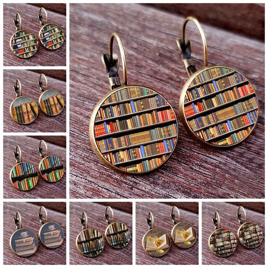 Elegantly Crafted Book Earrings for Literature Enthusiasts